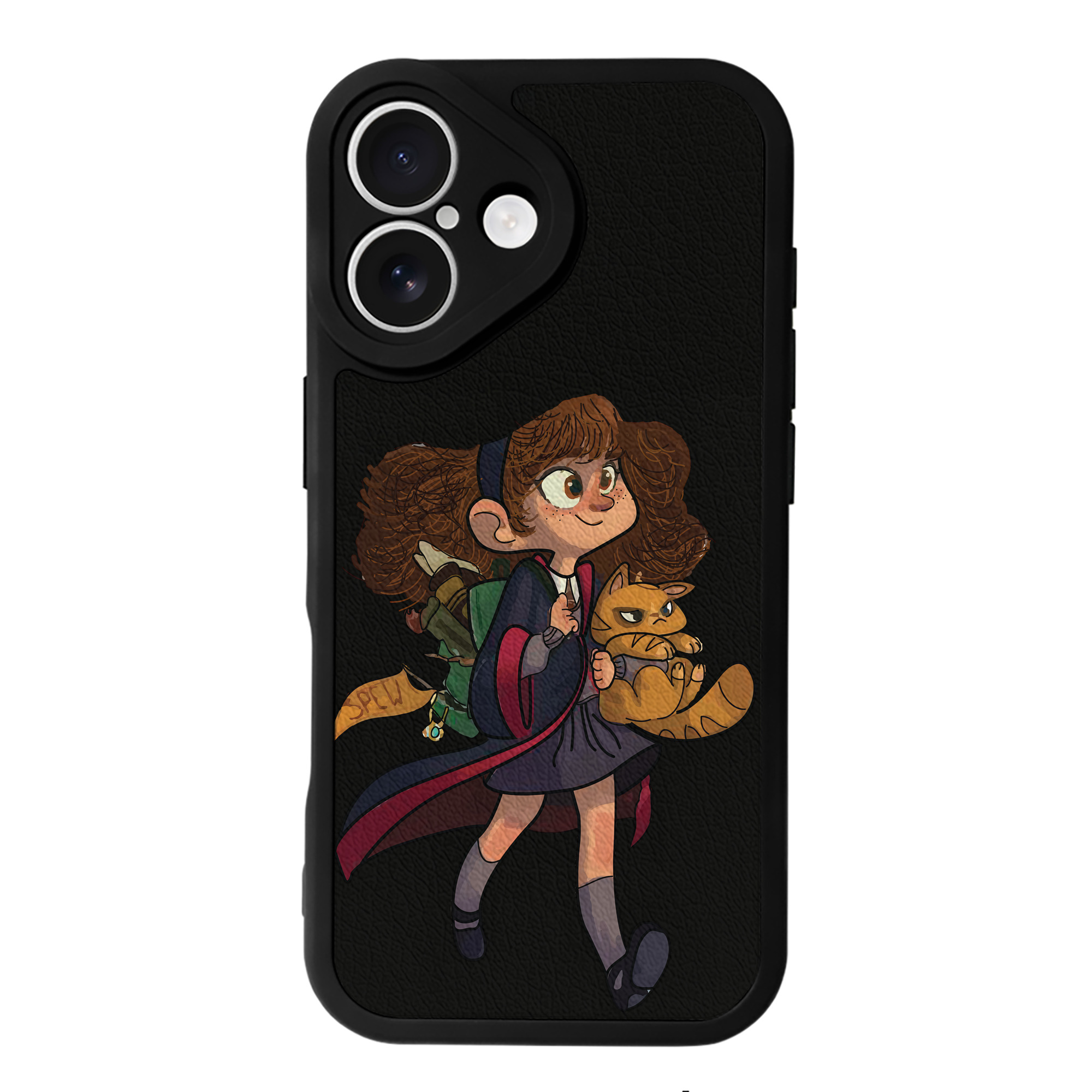 （画像用） Harry Potter ハリー・ポッターシリーズ 【iPhone 16シリーズ対応】シリコンスマホケース（レザー調） 材質：シリコン